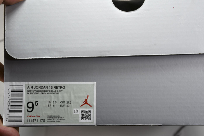 AIR JORDAN 13 RETRO “Blue Grey”   414571 170