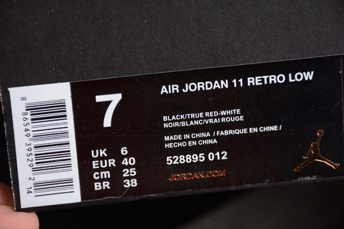 Jordan 11 Retro Low Bred  528895-012