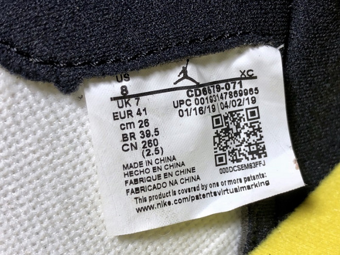 Air Jordan 1 Defiant White Black Gym Red Tour Yellow CD6579-071