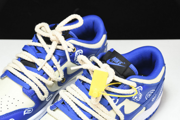 NIKE DUNK LOW RETRO BLACK/YPER COBALTWHTE DD1931-001