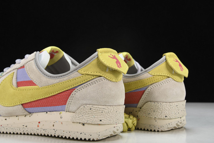UNION X NIKE CORTEZ YELLOW PURPLE RED DR1413-100