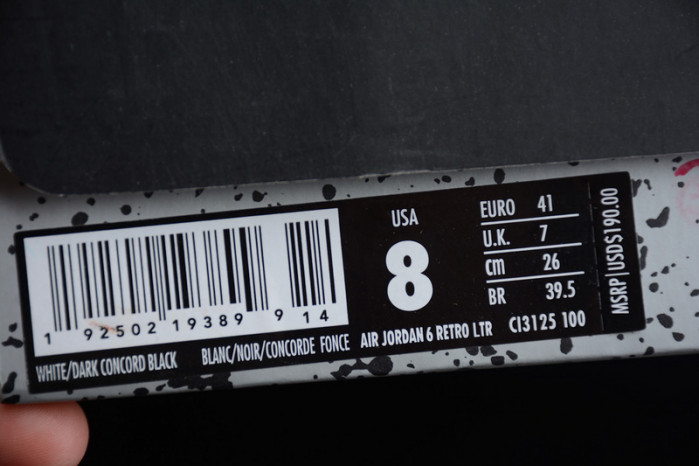 Jordan 6 Retro Flight Nostalgia  CI3125-100