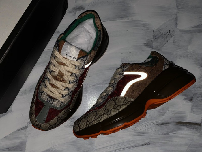 GUCC Rhyton Vintage Trainer Sneaker 620185 99WG0 6060