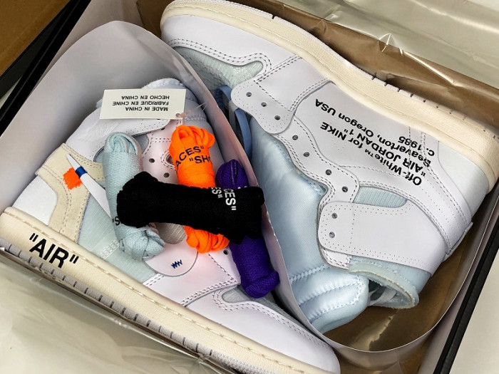 Air Jordan 1 Retro High OF White  AQ0818-100
