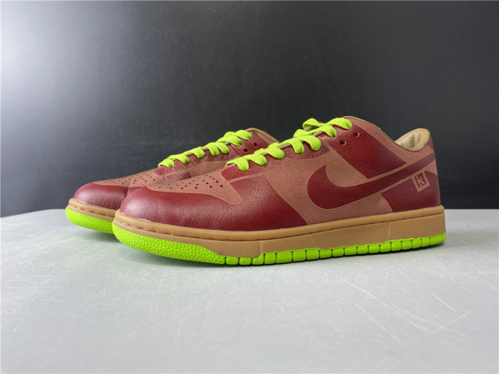 Nike Dunk Low 1-Piece  Varsity Red Chartreuse 311611-661
