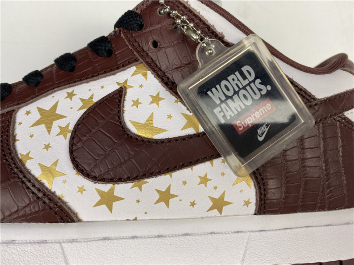 Nike SB Dunk Low Supreme Stars Barkroot Brown (2021)  DH3228-103
