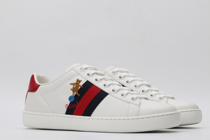 GUCC Ace Embroidered Low-Top Sneaker