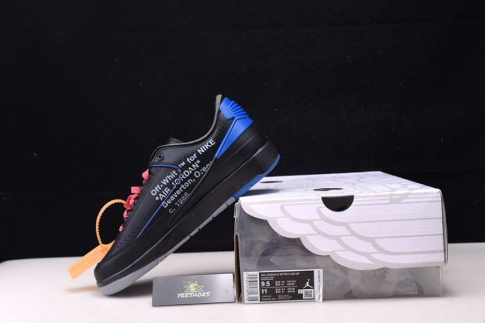 Air Jordan 2 Retro Low SP OF Black Blue DJ4375-004